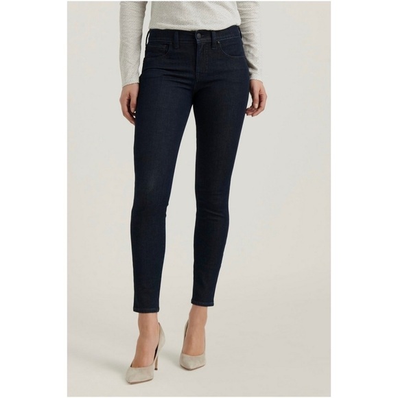 Lucky Brand Mid-rise Ava super skinny jeans size 0 / 25 Dark Wash - Picture 2 of 16